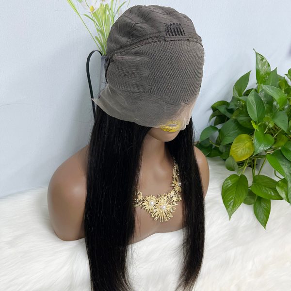 13x4 Transparent Lace Wig Straight Natural Color Virgin Human Hair Wigs - Image 8