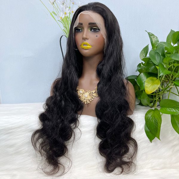 13x4 Transparent Lace Wig Body Wave Natural Color Virgin Human Hair Wigs - Image 7