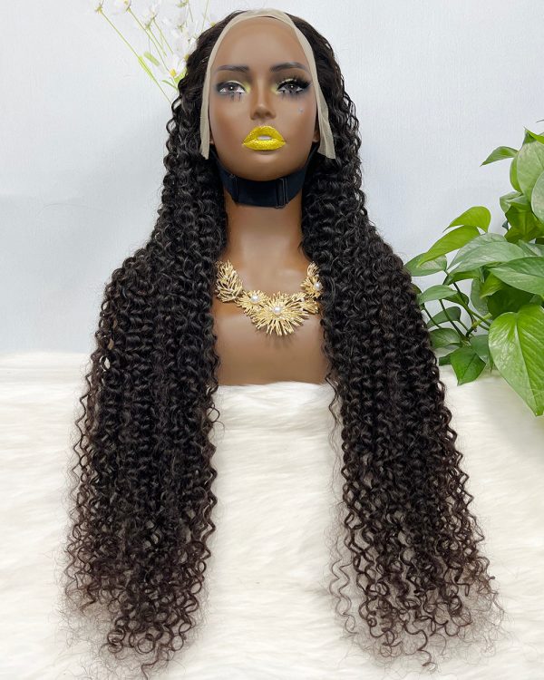 13x4 Transparent Lace Wig Deep Wave Natural Color Virgin Human Hair Wigs